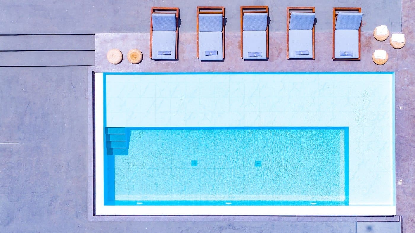 Divine Villa poolside view