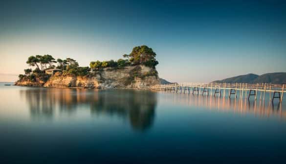 Cameo Island near Agios Sostis in Zakynthos
