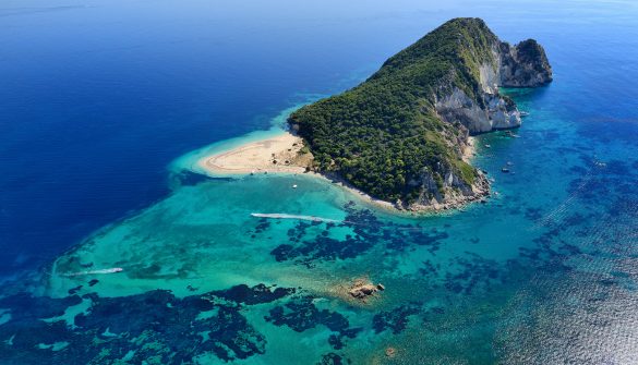 Marathonisi island in Laganas Gulf
